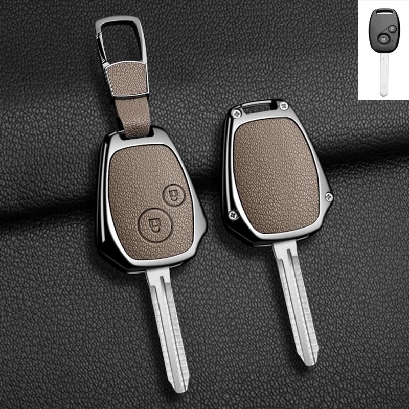 Zinc Alloy Car Key Case Cover Holder Shell Accessory For Honda Accord Crv Pilot Civic 2003 2007 2008 2009 2010 2011 2012 2013
