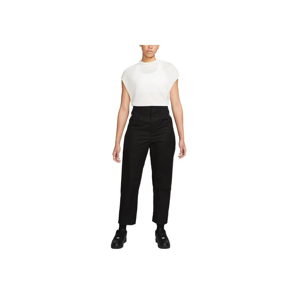 Nike Esc Series Worker Pants Solid Color Slim Fit Cropped Casual Pants Women pants Black DN4090-010
