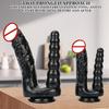 Female Double-Headed Phallus & Anal Plug, Large Vulva Perineum Stimulator for Lesbian Use