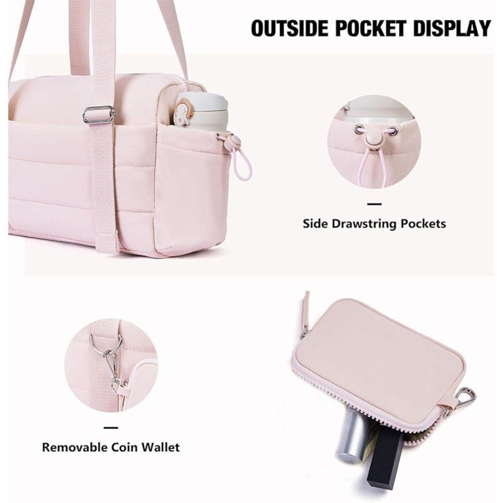 Gym Bag Large Travel Duffel Bag for Women Water-Resistant Sport Bags with Wet Pocket Fitness Training Bag Luggage Bag