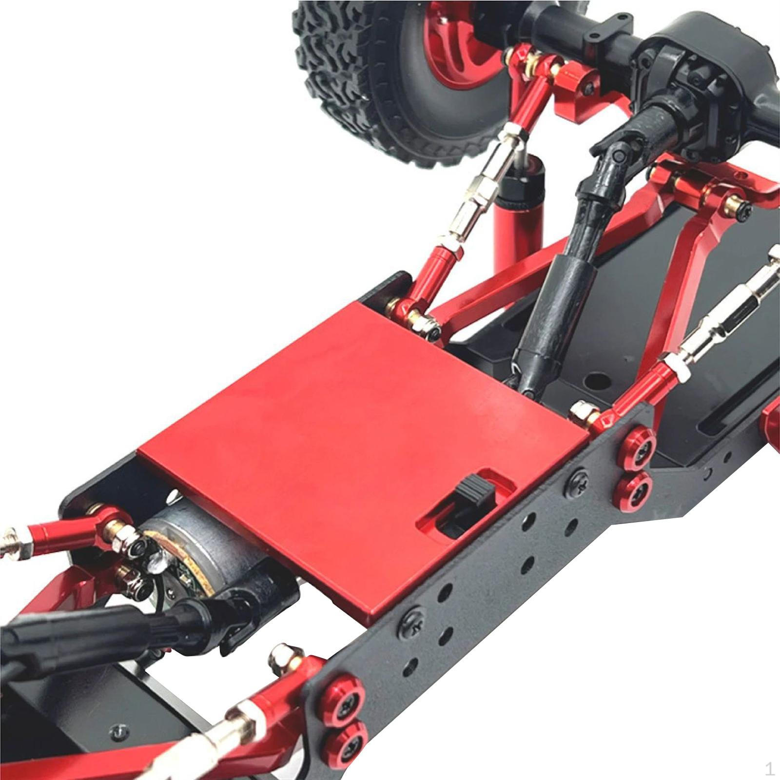 

RC Car Motor Mount Base Metal Bracket Seat Aluminum Alloy Upgrade Part with Screws for MN78