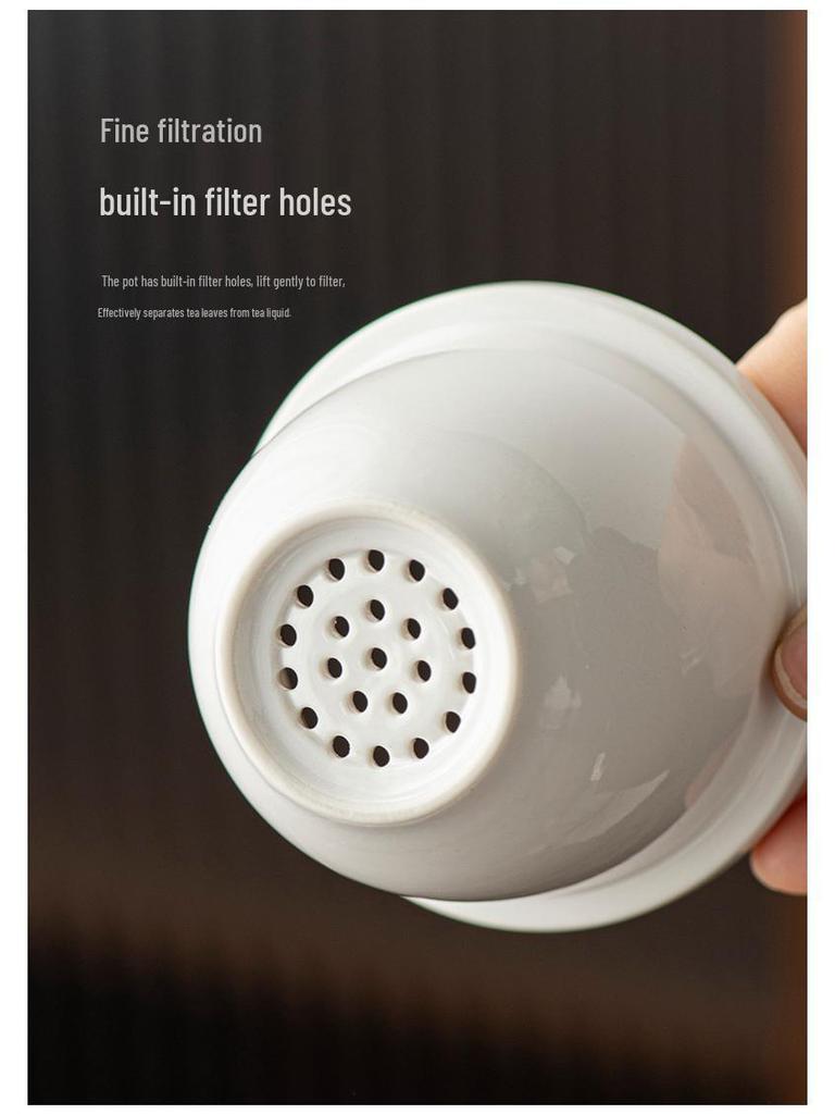 Portable Travel Kung Fu Tea Set: Outdoor Camping Quick Cup & Teapot for Business Gift