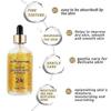 24k Gold Serum Moisture for Anti-Wrinkle Anti-Ageing Firm Brighten Skin Lighten Fine Lines Face Serum (30 Ml)