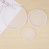 Transparent Fluid Arts Round Petri Dish Silicone Mold Round Coaster Epoxy Resin Art Supplies Make Your Own Coaster Resin Molds