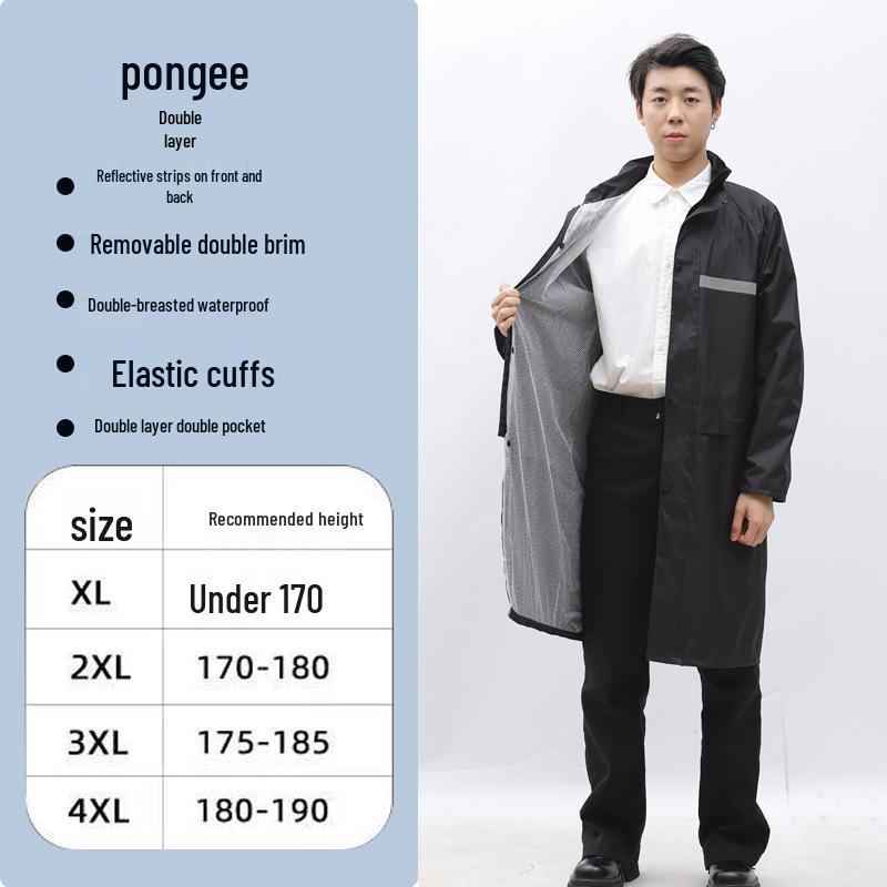 Unisex Reflective Waterproof Rain Jumpsuit for Safety and Outdoor Activities