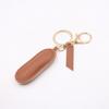 Creative  Keychains Women Pu Leather Hanger Pendant Decoration For Bag Charm Car Keyring Accessories Gifts