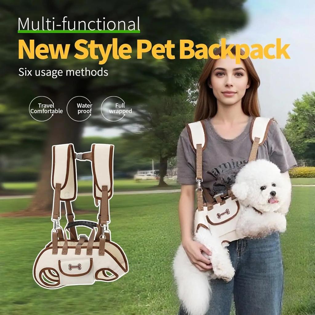 Dog Supplies Cute Pet Carrier Bag Tote Handbag Crossbody Shoulder Bag for Small Dogs Cats Outdoor Travel Walking