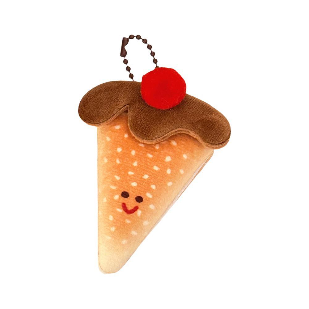 Adorable Food Plush Keychain: Cute Bread Doll Pendant for Versatile Decoration