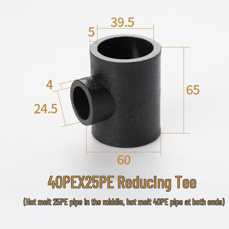 Sifuote PE Reducing Tee Hot Melt Joint
