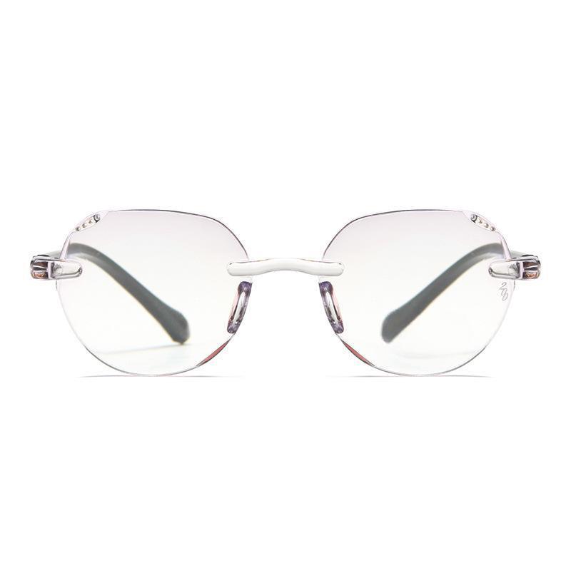 

Очки для чтения, сверхлегкие градиентные очки с защитой от синего света, антирадиационные очки для дальнозоркости +400