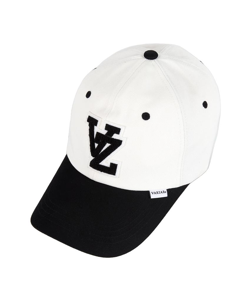 Bajal Vz Applique Two-Tone Oversized Ball Cap Black