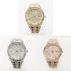 Hip Hop Mc Style Quartz Watch With Calendar And Steel Band For Casual Wear