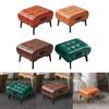 Elegant Leather Footrest Ottoman for Home And Office