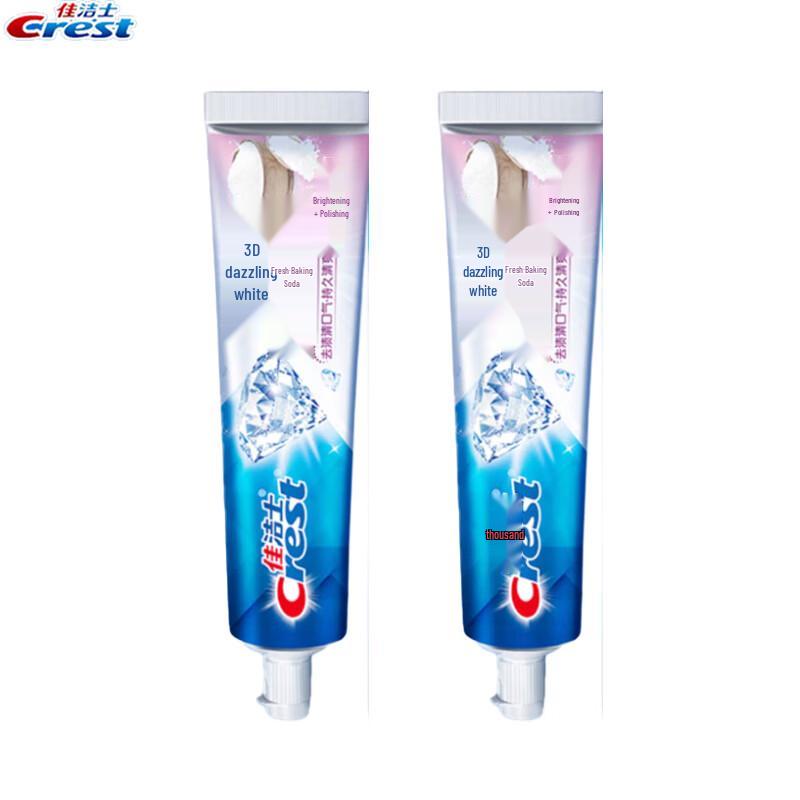 

Crest 3D White Baking Soda Whitening Toothpaste