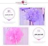 Wedding Gauze Curtain & Decoration with Floral Ball - Perfect for New Home & Stair Handrails, Free Shipping