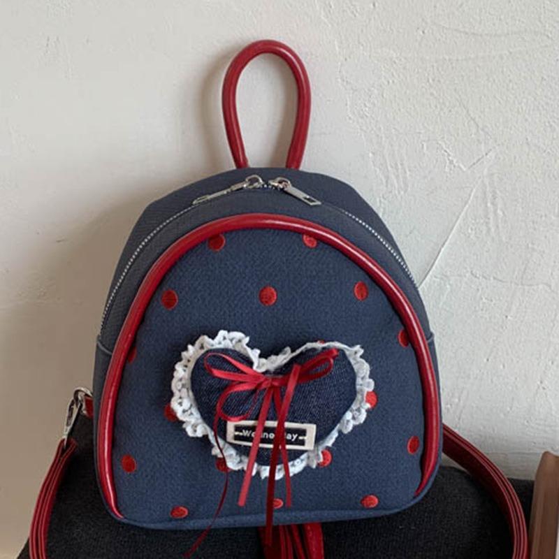 Exquisite mini backpack, new trend niche love ballet girl travel backpack