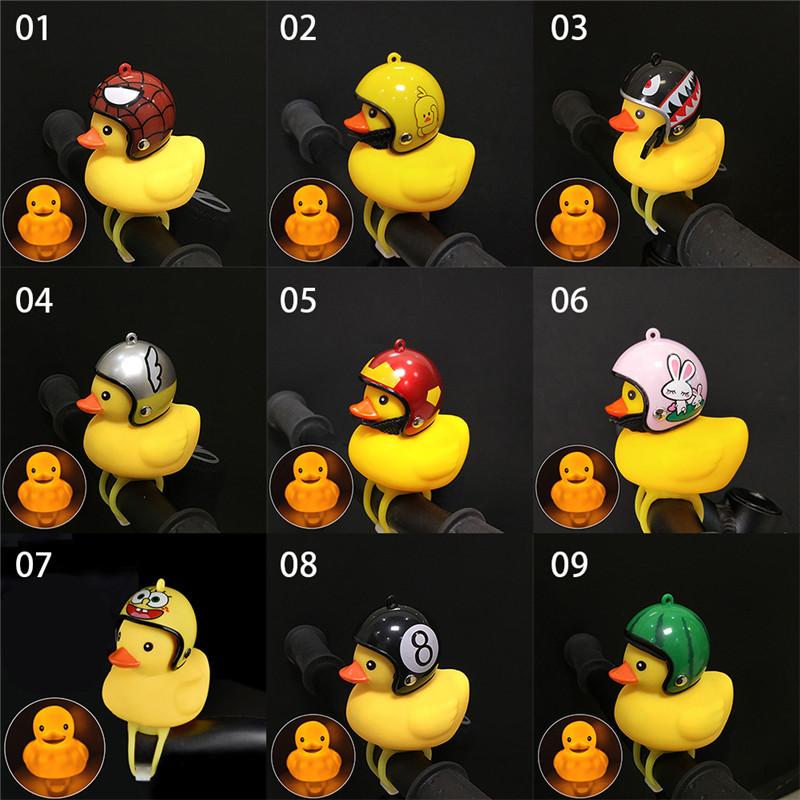 Cycling Lights Bicycle Lights Duck with Helmet Small Broken Wind Yellow Duck Road Bike Motor Helmet Riding Bicycle Accessories
