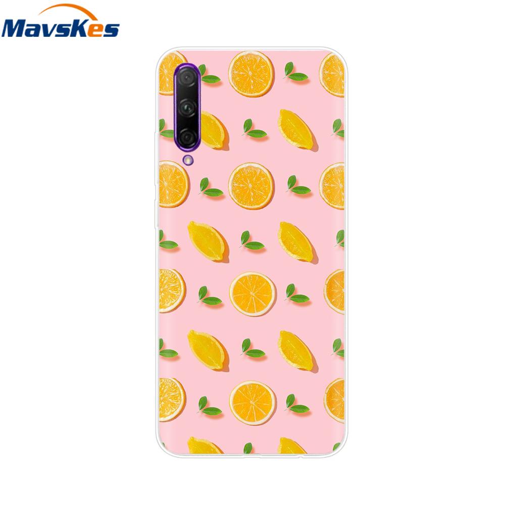 For Huawei P Smart Pro Case Cute Candy Painted Cover Soft Silicone Phone Case For Huawei P Smart Pro 2019 Cover Coque Bumper