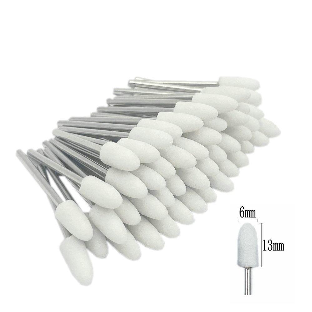 50pcs/set  Dental Stone Grinder Polisher Burs For Contouring Shaping Porcelain Dental Rotary Stone Polisher 2.35mm Shank