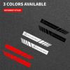 2pcs Car Rearview Mirror Side Decal Stripe Sticker Vehicle Body Accessories For Mercedes Benz AMG A B C E S CLA GLA GLB G Class