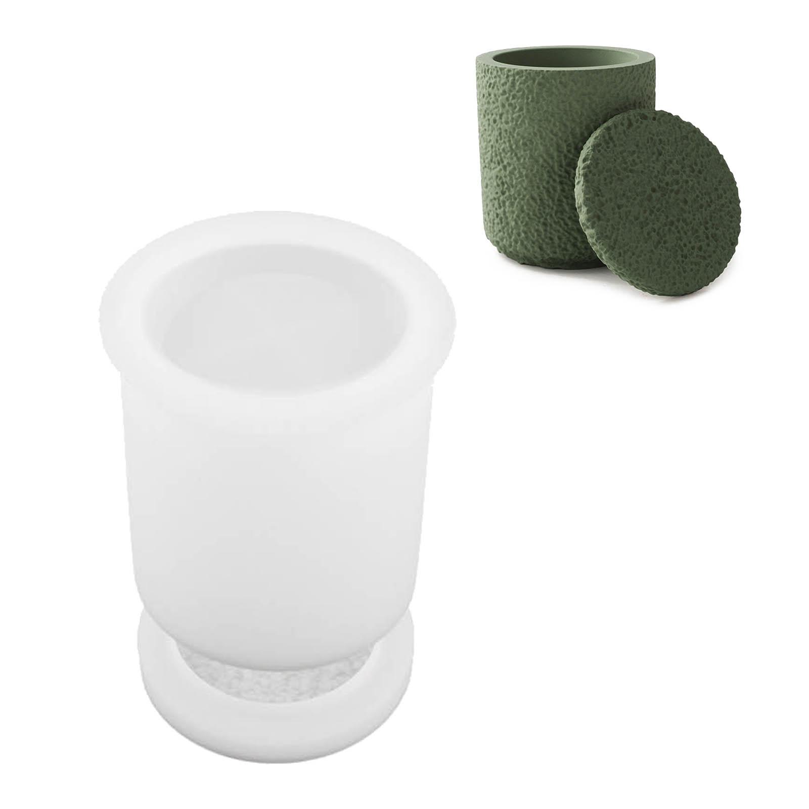 

Органайзер для ювелирных изделий, банка для хранения форм, эпоксидные литейные формы, держатель для ручек, смоляные банки, формы с крышкой, силиконовая форма, контейнер, форма B