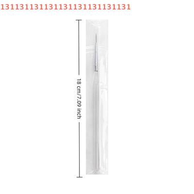 Long Nail Art Brush UV Gel Painting Line Brush Checker Nail Drawing Tool Phototherapy Pen Acrylic Manicure Tool