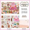 Infeel.Me My Little House 3D Scenery Stickers - Miniature Two-Layer Quiet Book Series