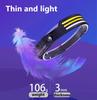 Rechargeable COB LED Induction Headlamp with Built-in Battery 10Mode Sensor Head Flashlight Outdoor Camping Fishing Head Lantern