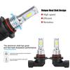 2pcs H10 9145 80W 8000K White LED Fog Light Bulb 1224V Universal Replacement