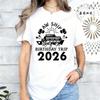 New Harajuku Funny Aw Ship It's My Birthday Trip 2026 T Shirt Fashion Women T Shirt Tops Short Sleeve T-shirt Ladies Casual Tees