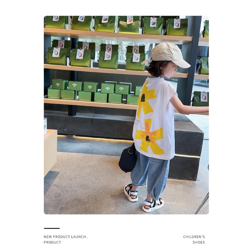 New Summer Kids' Sandals - Girls' Soft Sole Casual Shoes for Big & Little Kids, Trendy Sports Beach Style