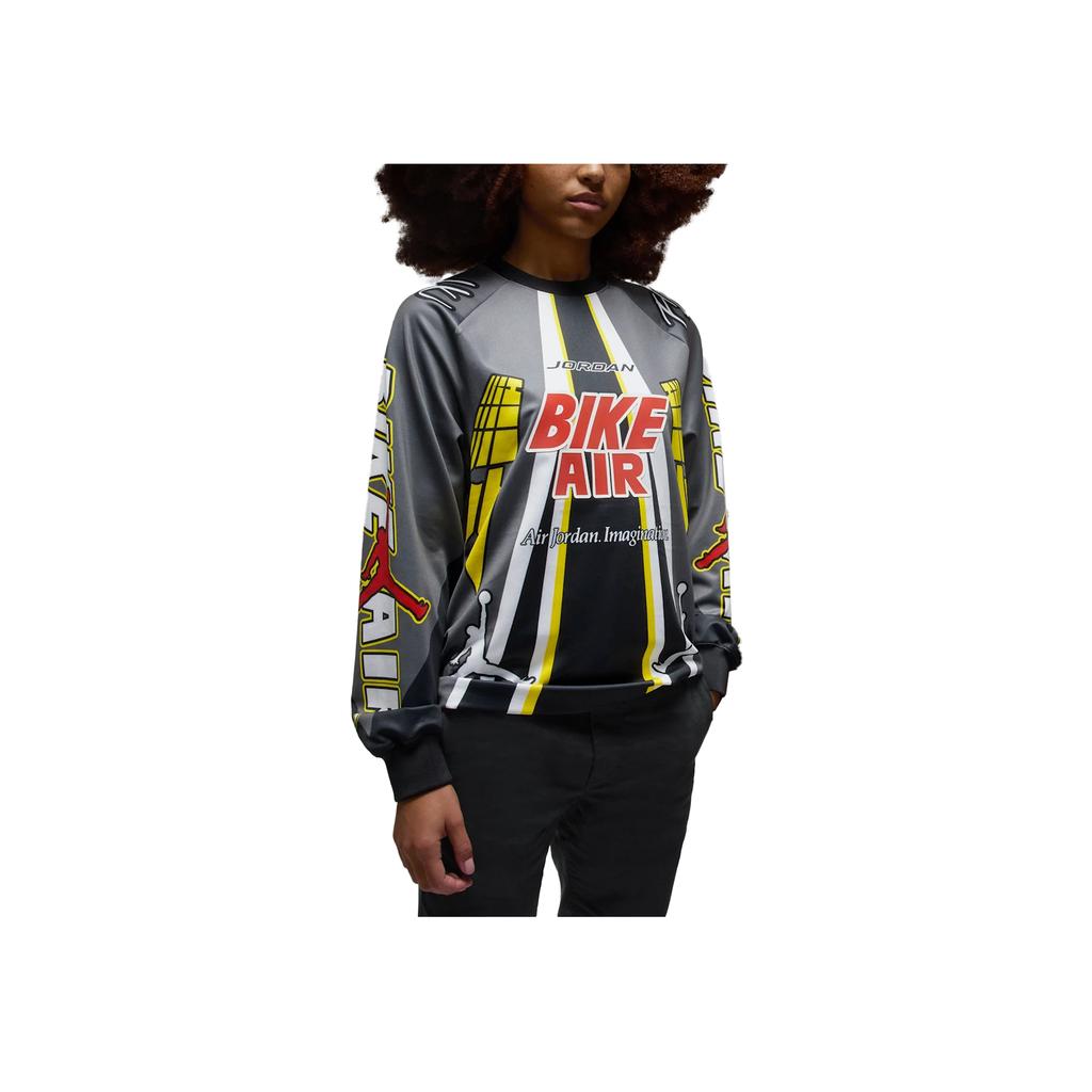 Nike X Nigel Sylvester BMX Jersey Iron Grey Unisex Tops Black HQ1729-068