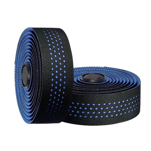Perforated Breathable Handlebar Tapes Non-slip Road Bike Bar Tape EVA/PU Soft Anti-Vibration Wrap Tape Durable Bar Bartape