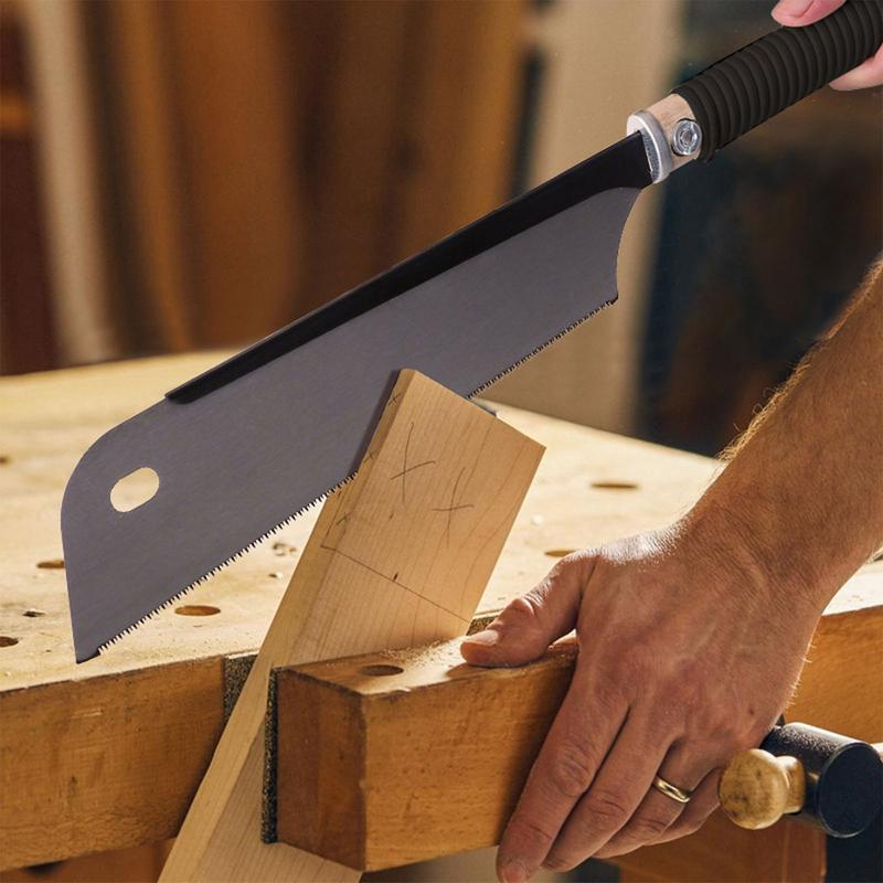 

1 шт. Японская ручная пила SK5 Гибкое полотно Заподлицо рез Деревянная рукоятка Ласточкин хвост Тянущая пила для мокрой сухой древесины DIY Деревообрабатывающие инструменты Single sided Teeth