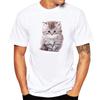 Personalized Printed T-shirt Short Sleeved Men's T-shirt Animal Print Straight Tube for Teenagers