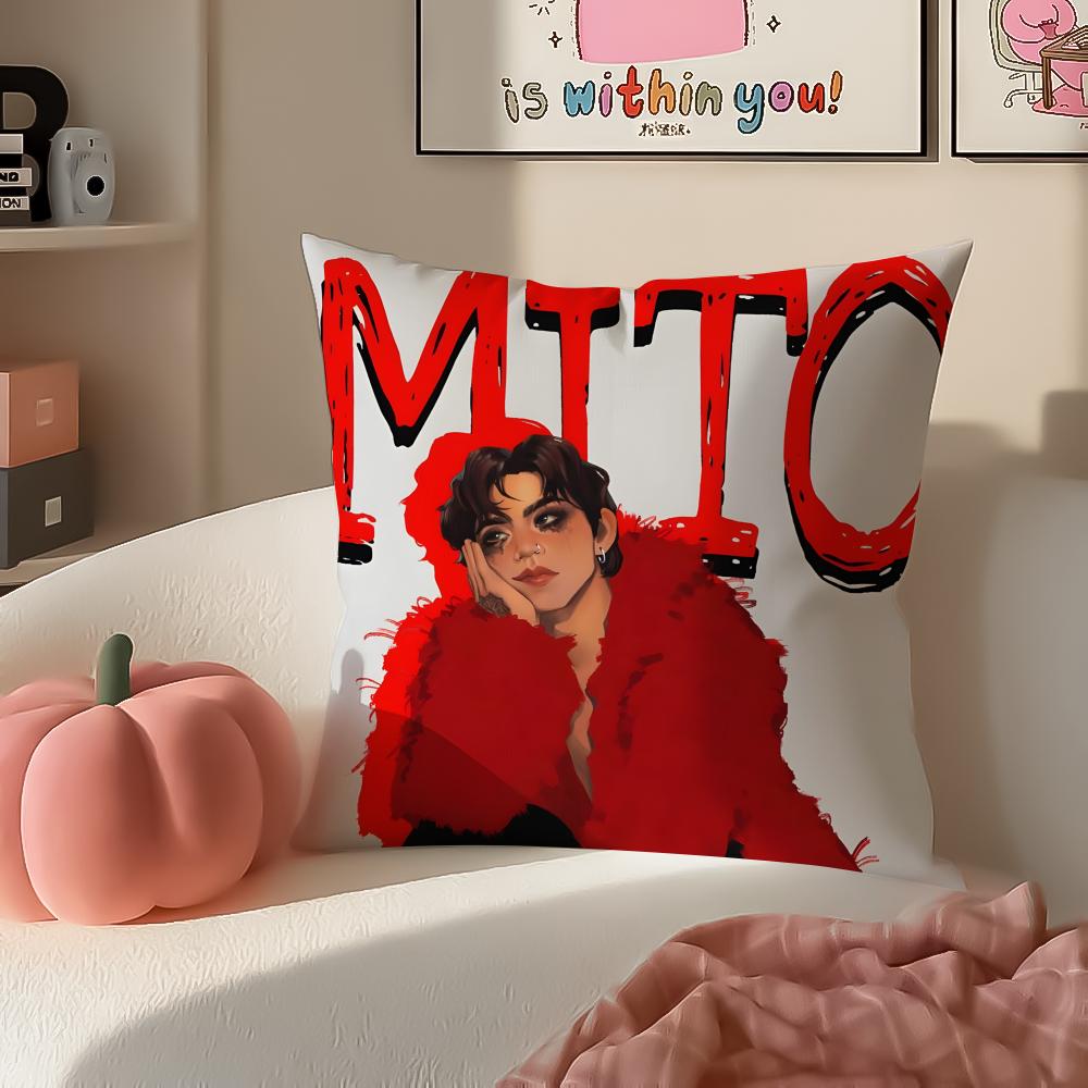 Star DDPR IIanS Saint Cushion Cover Pillowcase Short Plush Invisible zipper Room Sofa Cushion Cover