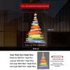 Christmas Tree Scene Static Cling Stickers for Shop & Restaurant Windows