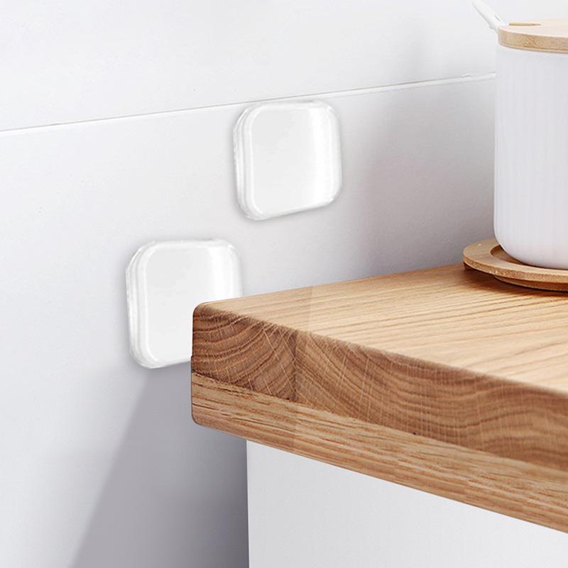 Transparent Silicone Anti-Collision Pad for Door Handles and Cabinets - Removable & Traceless.