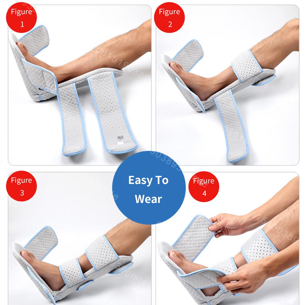 Rehabilitation Medical Orthopedic Walker Support for Fix Feet Ankle Fracture Sprain Foot Drop Brace Adjustable Ankle Orthosis