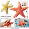 Kids' Cognitive Marine Animal Toys: Soft Rubber Models - Pufferfish, Starfish, Crab, Nautilus, Sailfish, Manta Ray.