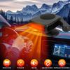12V 200W Portable Car Heater with 360° Rotation, Dual Heating & Cooling Fan for Vehicle Windshield Defroster