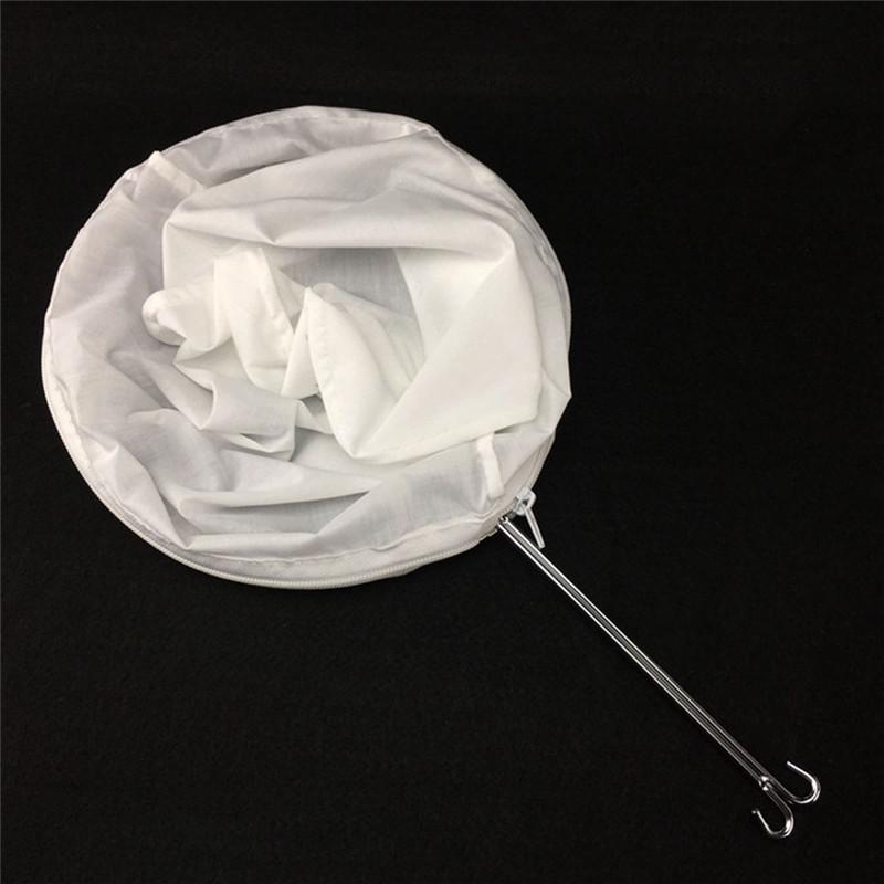 Milk Tea Filter Bag With Handle Hong Kong Style Steel Ring Coffee Cotton Cloth Filter Bulk Foam Utility Kitchen Accessories