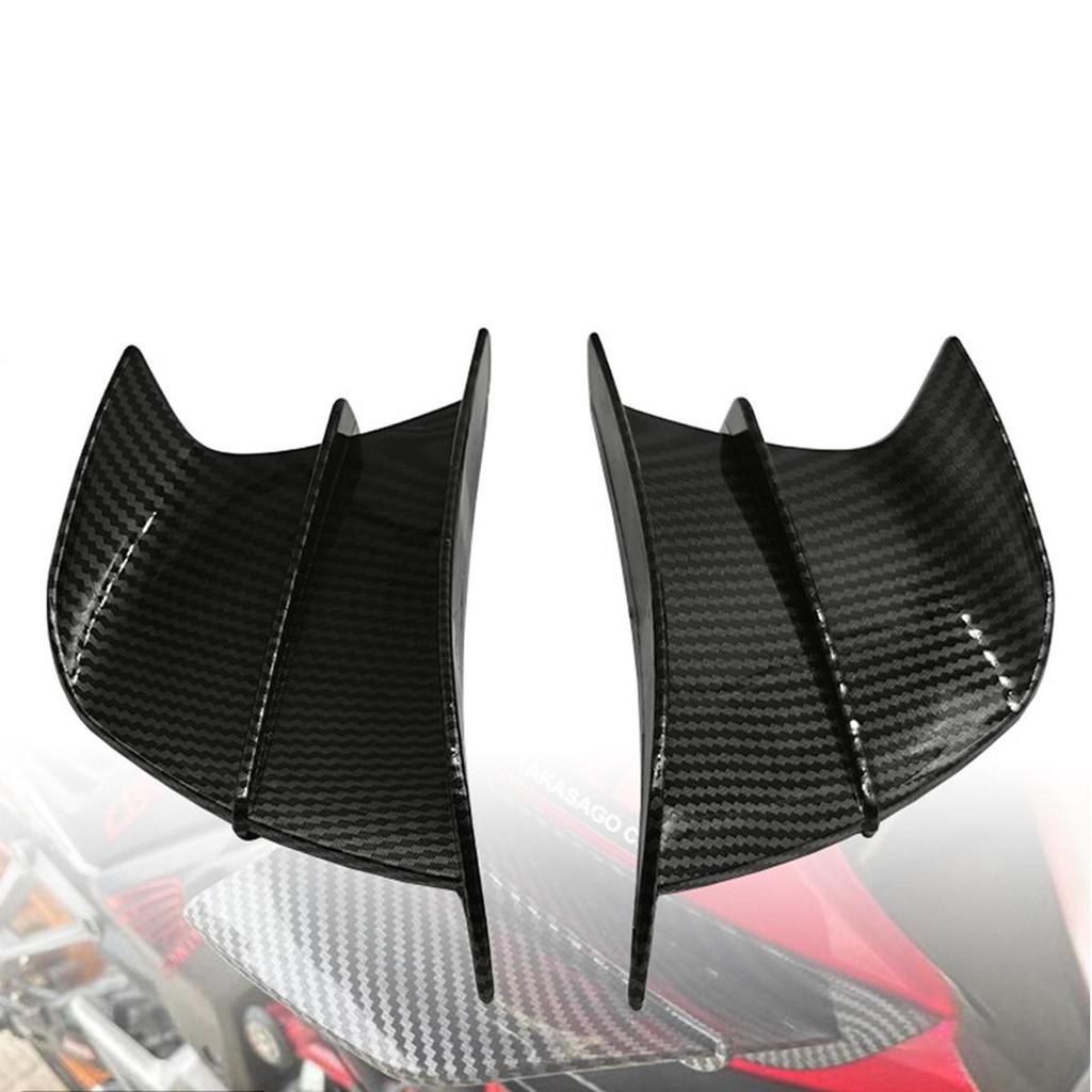 Yamaha Universal Aerodynamic Wing: Enlarged Fiber Modified Motorcycle Part