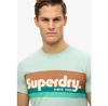 Superdry Terrain Logo Stripe Relxed Short Sleeve T-Shirt