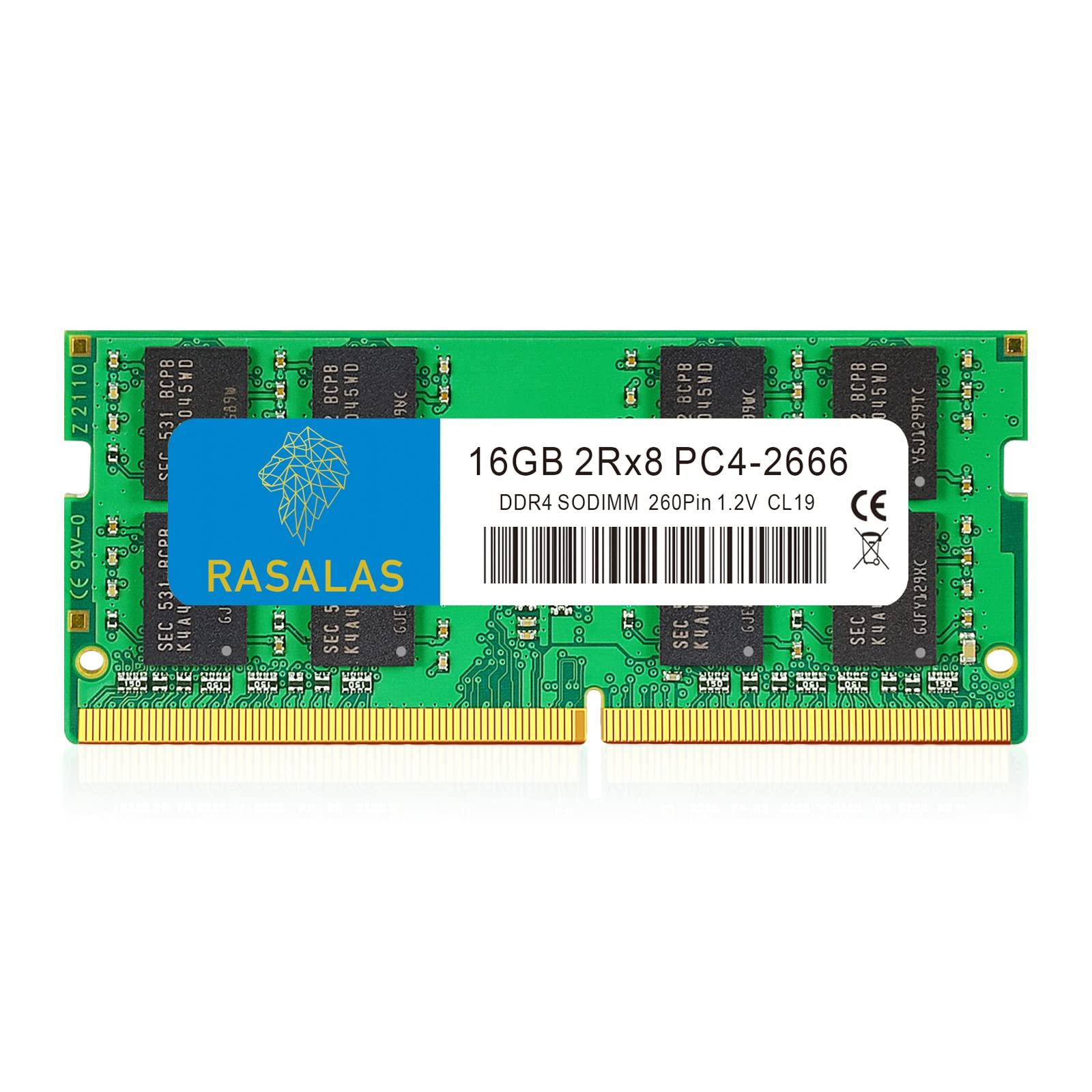 

Memory for notebook PC 16GB x 1 2Rx8 260pin SODIMM Replacement PC CL19 SDRAM Unbuffered Memory DDR4-2666 PC4-21300 1.2V
