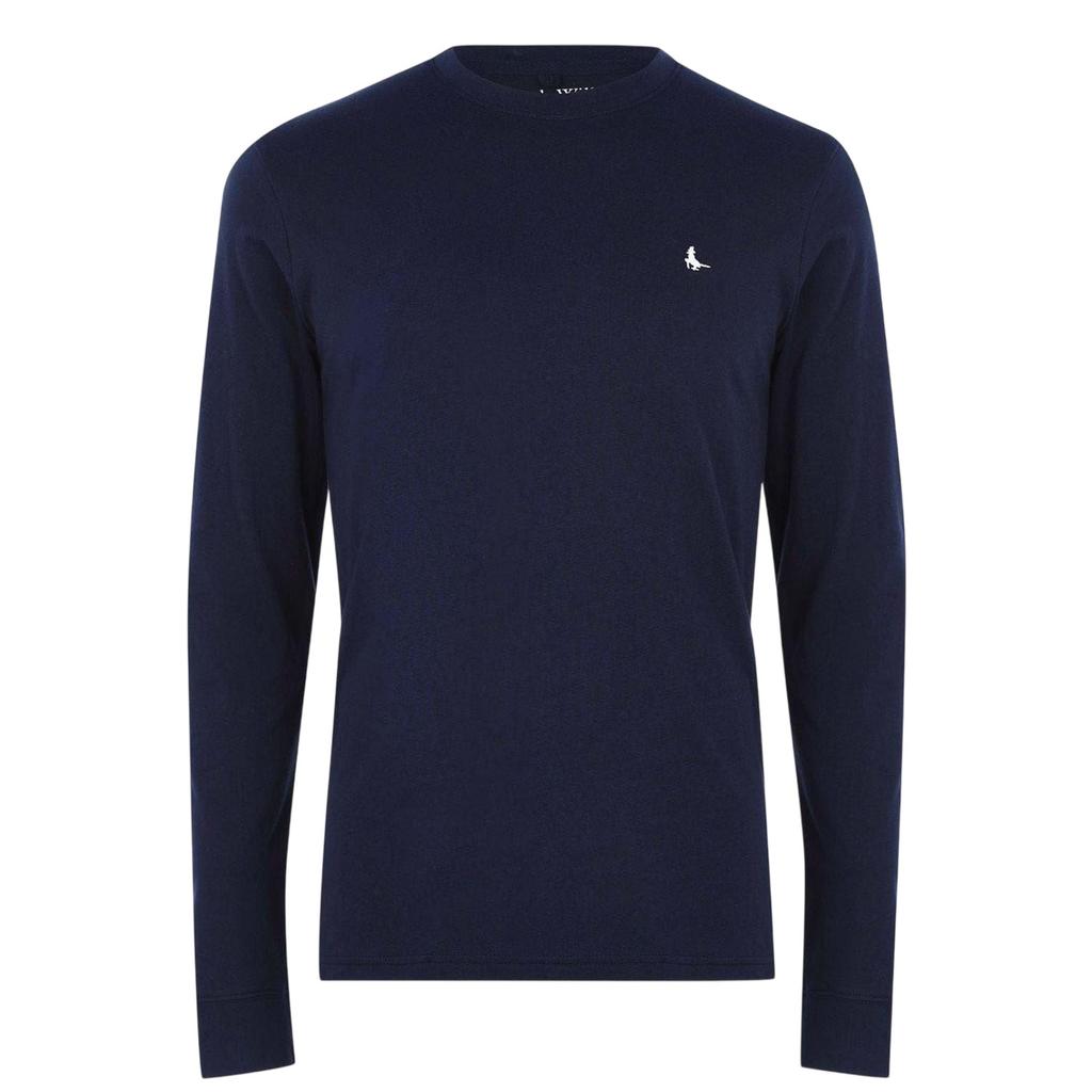 Jack Wills Mens Sandleford Crew Neck Long-Sleeved T-Shirt