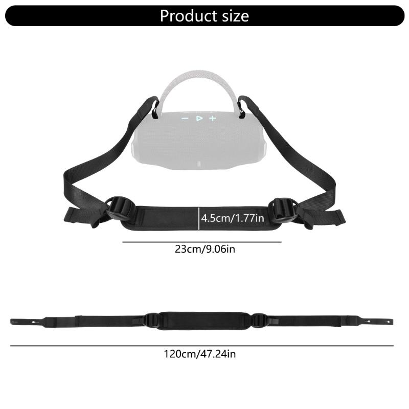 Adjustable Padded Shoulder Straps For Charge6 Portable Speakers Ergonomic Design Nylons Webbings Secure Attachment