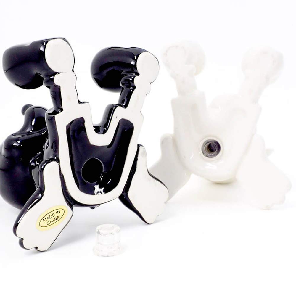 Enesco Salt Pepper Set Mickey Black White 6003748 & &