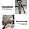 Sexy Women Tights Pantyhose Open Crotch Thigh High Stockings Pantyhose Over Knee Striped Patchwork Suspender Body Stocking Tight