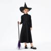 Halloween children's costumes cos magician witch dress robe medieval vampire show children's dress